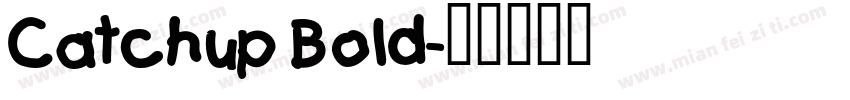 Catchup Bold字体转换